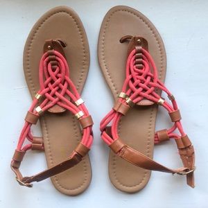 Strappy Maurice’s sandals. Size 11